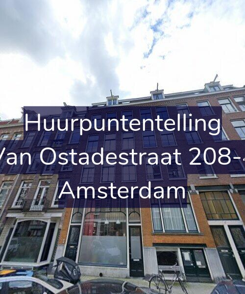 Foto gevel Huurpuntentelling voor Van Ostadestraat 208-4, Amsterdam