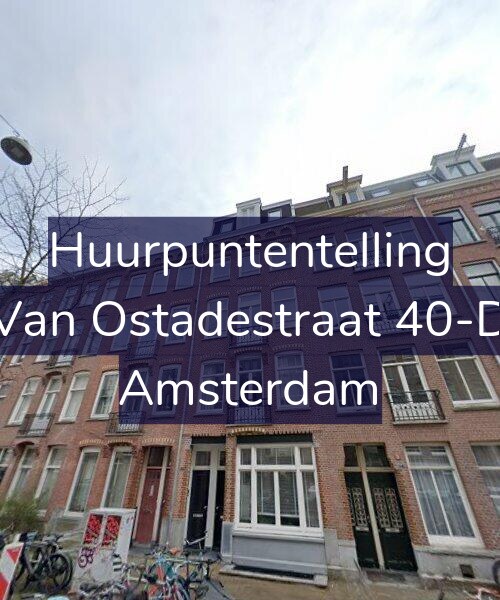 Foto gevel Huurpuntentelling voor Van Ostadestraat 40-D, Amsterdam