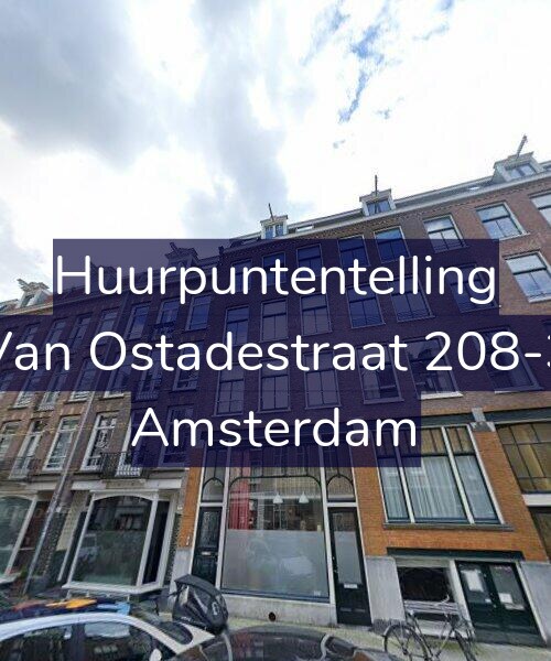 Foto gevel Huurpuntentelling voor Van Ostadestraat 208-3, Amsterdam