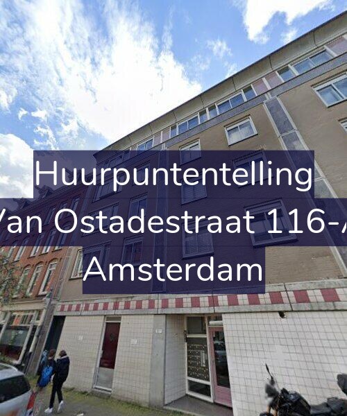 Foto gevel Huurpuntentelling voor Van Ostadestraat 116-A, Amsterdam