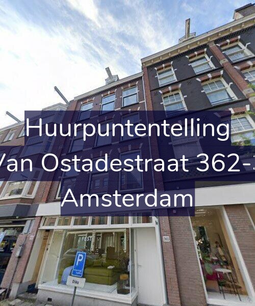 Foto gevel Huurpuntentelling voor Van Ostadestraat 362-3, Amsterdam