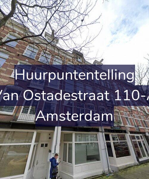 Foto gevel Huurpuntentelling voor Van Ostadestraat 110-A, Amsterdam