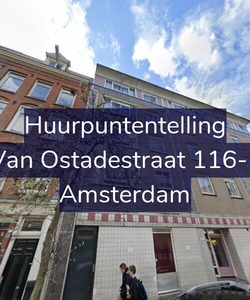 Foto gevel Huurpuntentelling voor Van Ostadestraat 116-F, Amsterdam