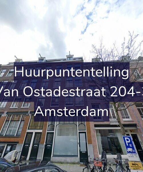 Foto gevel Huurpuntentelling voor Van Ostadestraat 204-3, Amsterdam