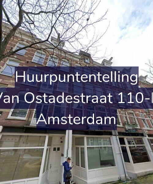 Foto gevel Huurpuntentelling voor Van Ostadestraat 110-B, Amsterdam