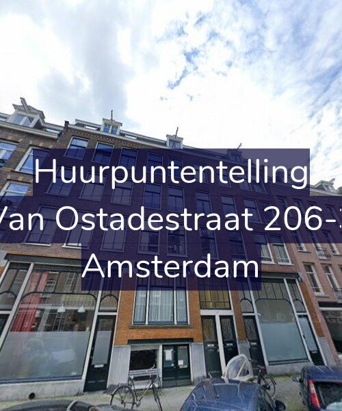 Foto gevel Huurpuntentelling voor Van Ostadestraat 206-3, Amsterdam