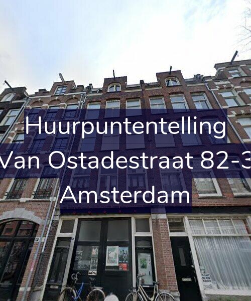 Foto gevel Huurpuntentelling voor Van Ostadestraat 82-3, Amsterdam