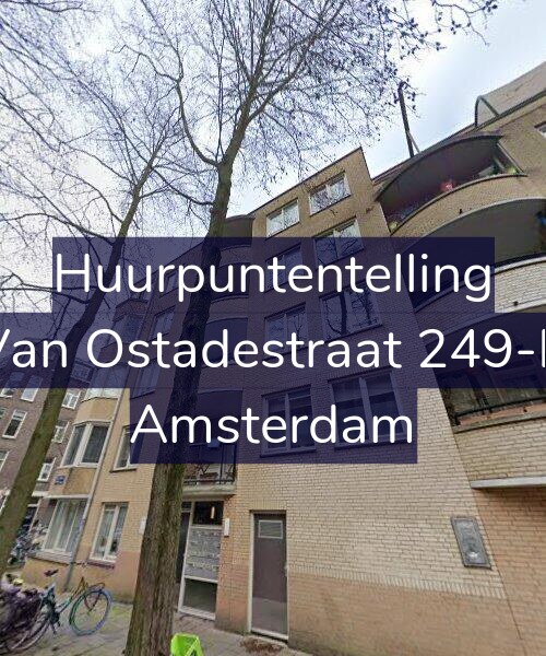 Foto gevel Huurpuntentelling voor Van Ostadestraat 249-B, Amsterdam