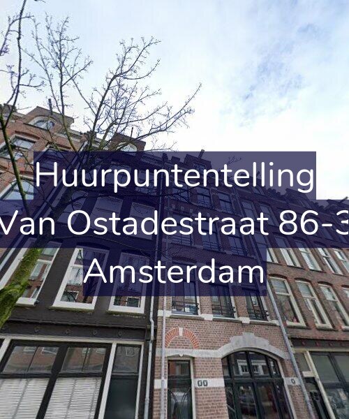 Foto gevel Huurpuntentelling voor Van Ostadestraat 86-3, Amsterdam