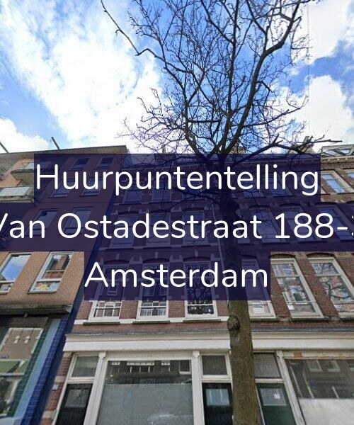 Foto gevel Huurpuntentelling voor Van Ostadestraat 188-3, Amsterdam