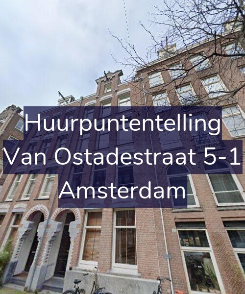 Foto gevel Huurpuntentelling voor Van Ostadestraat 5-1, Amsterdam