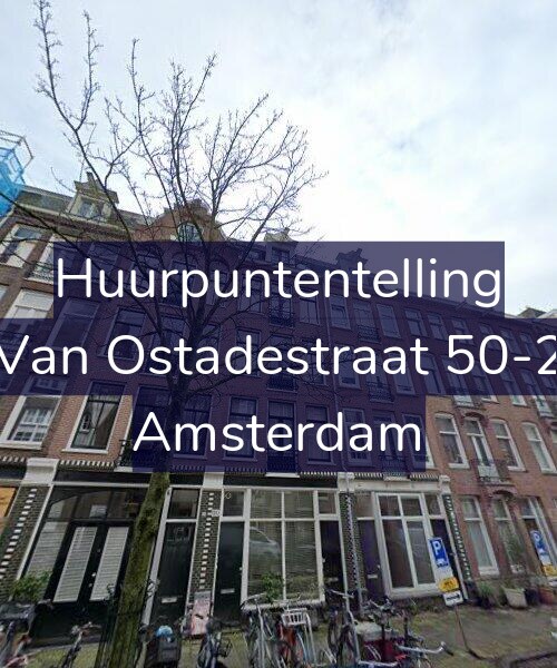 Foto gevel Huurpuntentelling voor Van Ostadestraat 50-2, Amsterdam