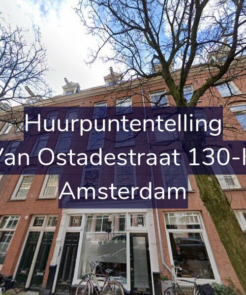 Foto gevel Huurpuntentelling voor Van Ostadestraat 130-H, Amsterdam