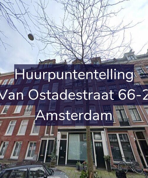 Foto gevel Huurpuntentelling voor Van Ostadestraat 66-2, Amsterdam