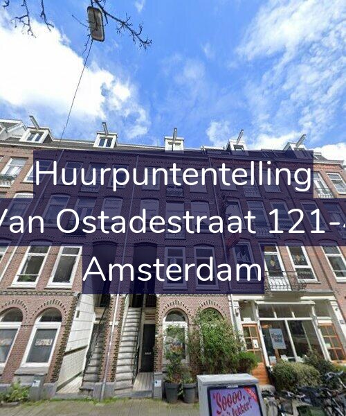 Foto gevel Huurpuntentelling voor Van Ostadestraat 121-4, Amsterdam