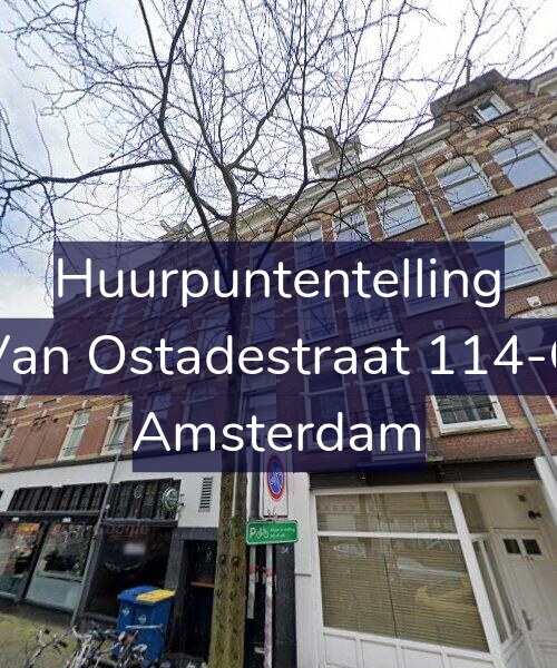 Foto gevel Huurpuntentelling voor Van Ostadestraat 114-C, Amsterdam