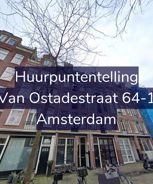 Foto gevel Huurpuntentelling voor Van Ostadestraat 64-1, Amsterdam