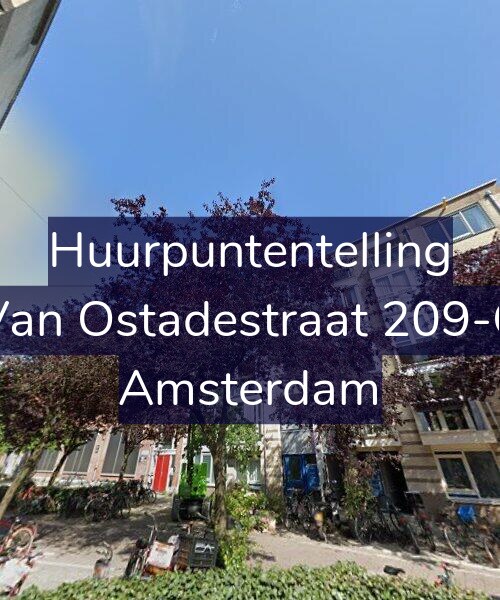 Foto gevel Huurpuntentelling voor Van Ostadestraat 209-C, Amsterdam
