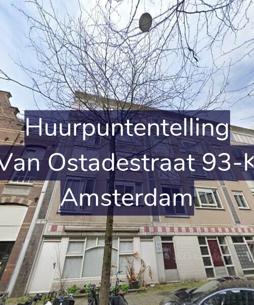 Foto gevel Huurpuntentelling voor Van Ostadestraat 93-K, Amsterdam