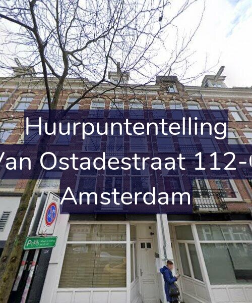 Foto gevel Huurpuntentelling voor Van Ostadestraat 112-C, Amsterdam