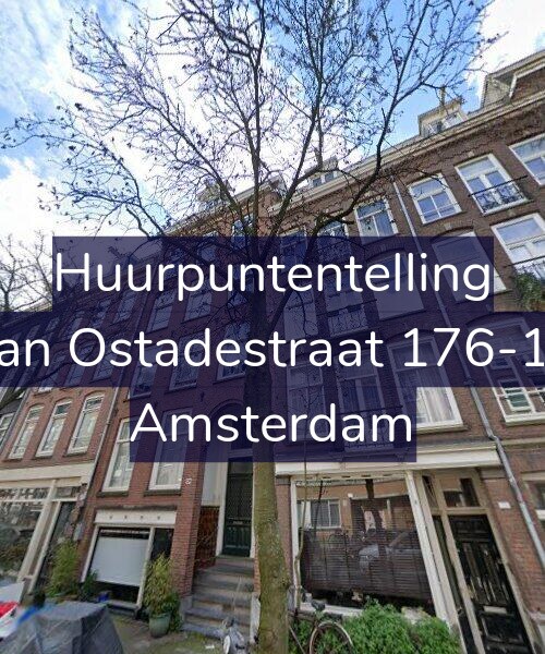 Foto gevel Huurpuntentelling voor Van Ostadestraat 176-1V, Amsterdam