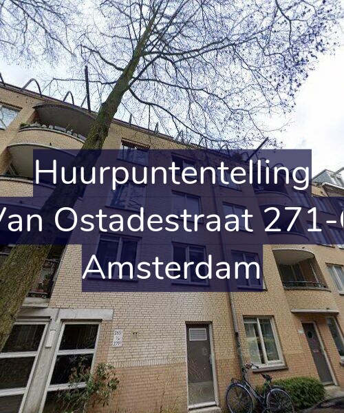 Foto gevel Huurpuntentelling voor Van Ostadestraat 271-C, Amsterdam