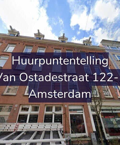 Foto gevel Huurpuntentelling voor Van Ostadestraat 122-1, Amsterdam