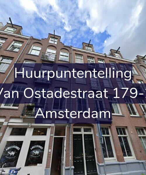 Foto gevel Huurpuntentelling voor Van Ostadestraat 179-2, Amsterdam