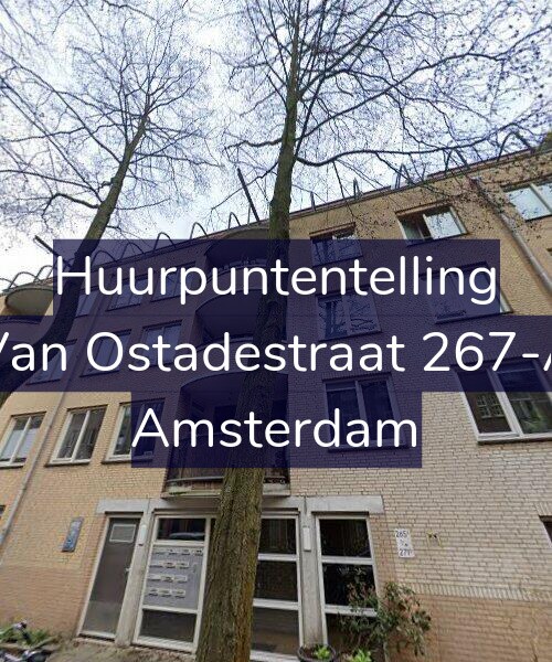 Foto gevel Huurpuntentelling voor Van Ostadestraat 267-A, Amsterdam