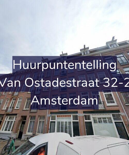 Foto gevel Huurpuntentelling voor Van Ostadestraat 32-2, Amsterdam