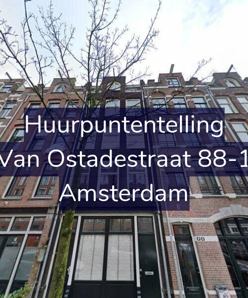Foto gevel Huurpuntentelling voor Van Ostadestraat 88-1, Amsterdam