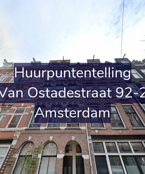 Foto gevel Huurpuntentelling voor Van Ostadestraat 92-2, Amsterdam