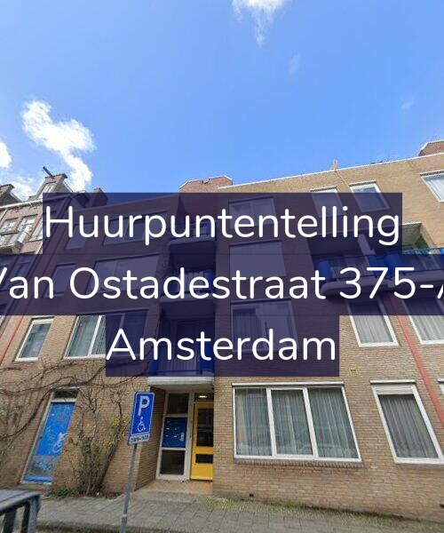 Foto gevel Huurpuntentelling voor Van Ostadestraat 375-A, Amsterdam