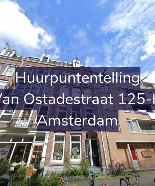 Foto gevel Huurpuntentelling voor Van Ostadestraat 125-H, Amsterdam