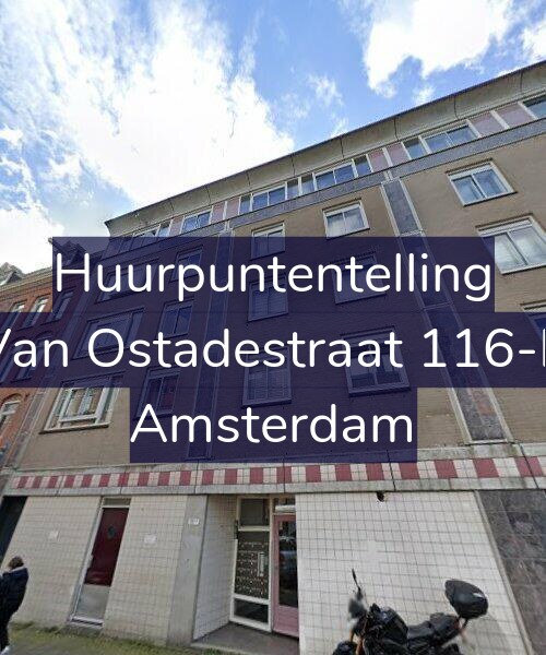 Foto gevel Huurpuntentelling voor Van Ostadestraat 116-K, Amsterdam