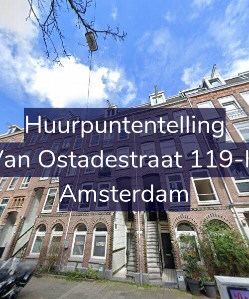 Foto gevel Huurpuntentelling voor Van Ostadestraat 119-H, Amsterdam