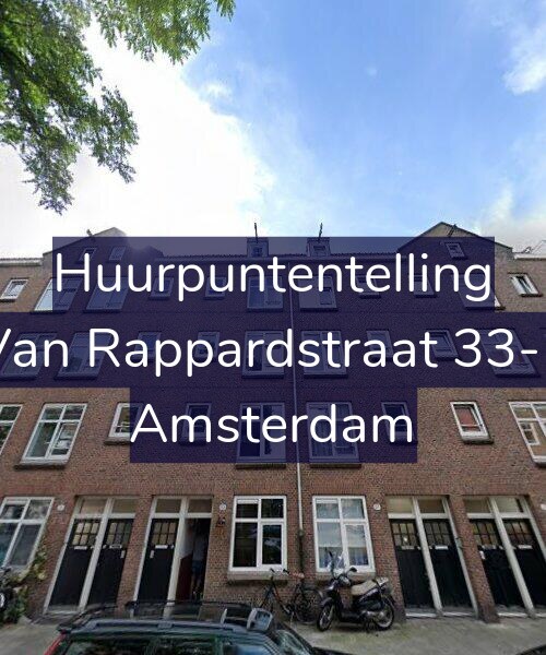 Foto gevel Huurpuntentelling voor Van Rappardstraat 33-1, Amsterdam