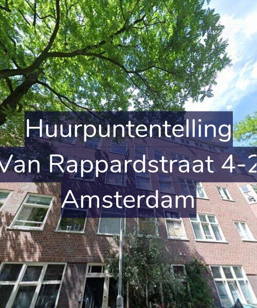 Foto gevel Huurpuntentelling voor Van Rappardstraat 4-2, Amsterdam