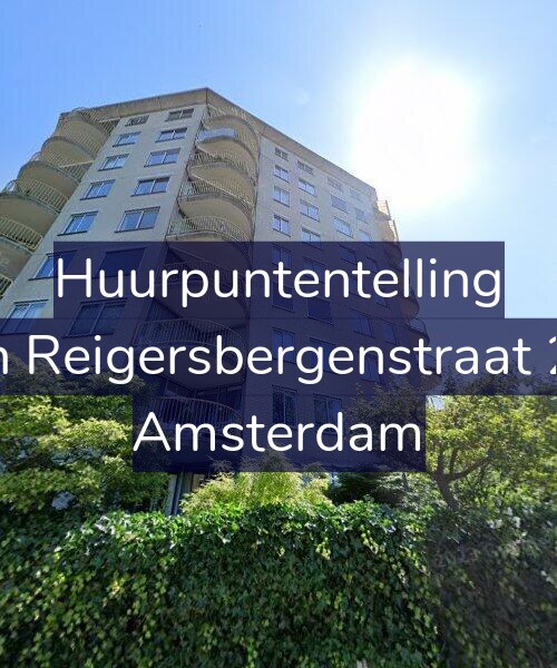 Foto gevel Huurpuntentelling voor Van Reigersbergenstraat 208, Amsterdam