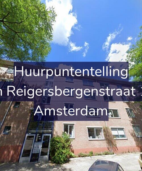 Foto gevel Huurpuntentelling voor Van Reigersbergenstraat 164, Amsterdam