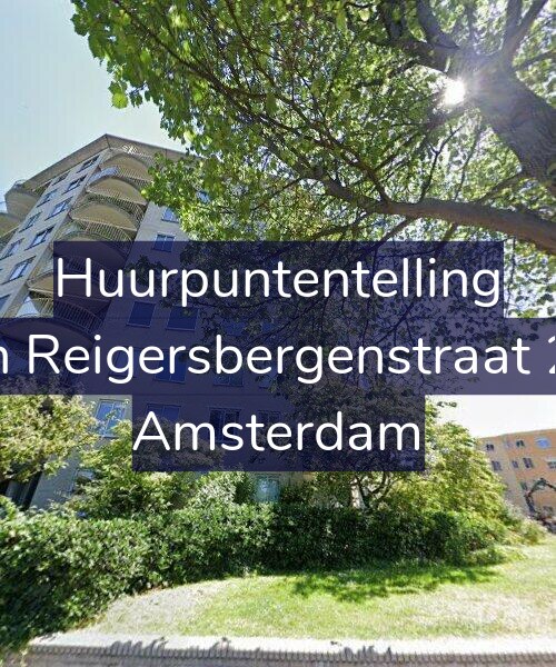 Foto gevel Huurpuntentelling voor Van Reigersbergenstraat 234, Amsterdam