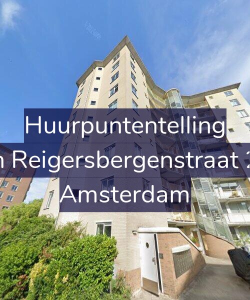 Foto gevel Huurpuntentelling voor Van Reigersbergenstraat 236, Amsterdam