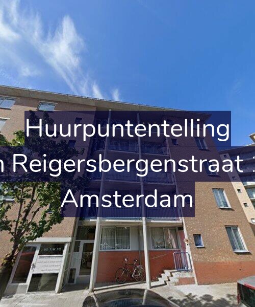 Foto gevel Huurpuntentelling voor Van Reigersbergenstraat 102, Amsterdam