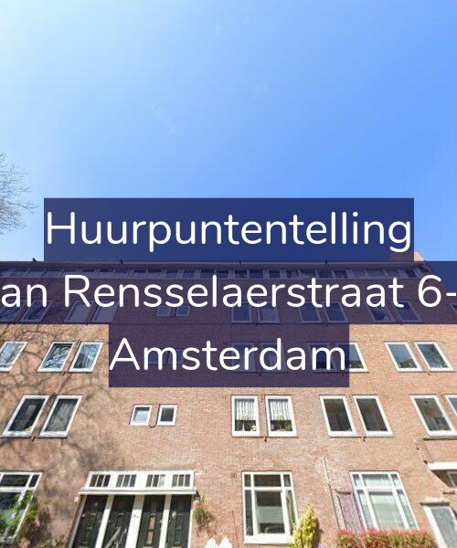 Foto gevel Huurpuntentelling voor Van Rensselaerstraat 6-2, Amsterdam
