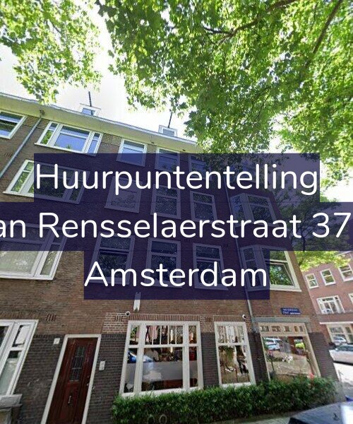 Foto gevel Huurpuntentelling voor Van Rensselaerstraat 37-1, Amsterdam