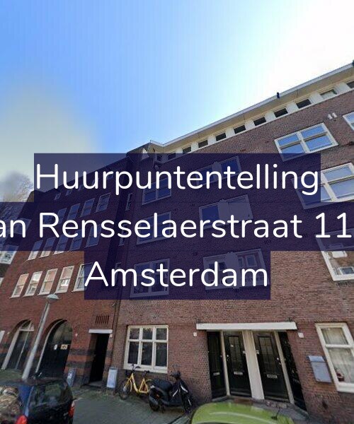 Foto gevel Huurpuntentelling voor Van Rensselaerstraat 11-1, Amsterdam