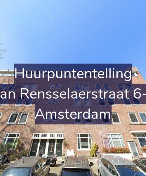 Foto gevel Huurpuntentelling voor Van Rensselaerstraat 6-1, Amsterdam