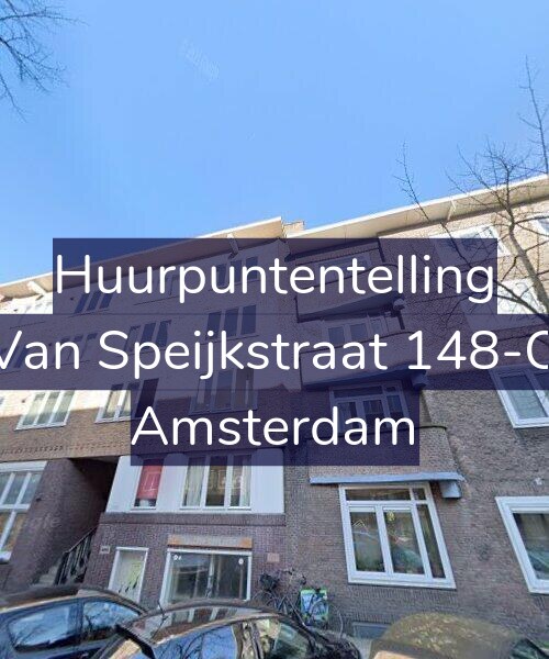 Foto gevel Huurpuntentelling voor Van Speijkstraat 148-O, Amsterdam