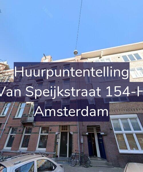 Foto gevel Huurpuntentelling voor Van Speijkstraat 154-H, Amsterdam