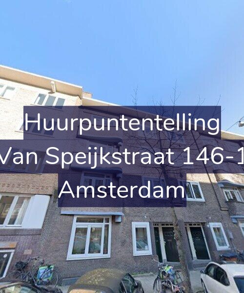 Foto gevel Huurpuntentelling voor Van Speijkstraat 146-1, Amsterdam